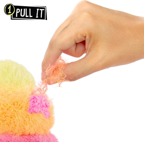 Fluffie Stuffiez Ice Cream Small Collectible Plush, Surprise Reveal Unboxing, Huggable ASMR Fidget DIY