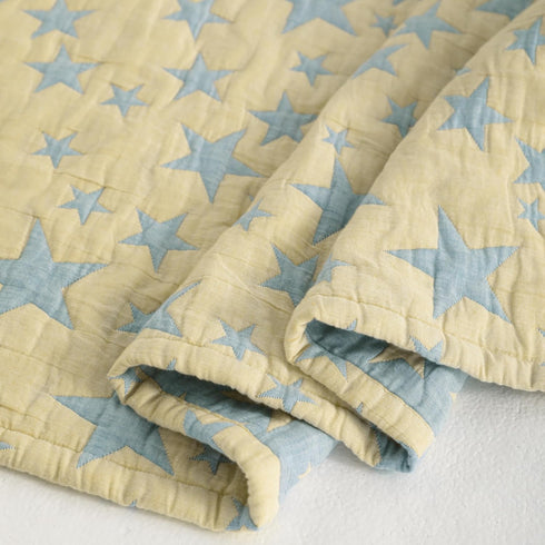 3 30"x40", NTBAY Layer Toddler Blanket, Muslin Cotton Jacquard Bed Blankets, Lightweight Thermal Baby Blanket, Super