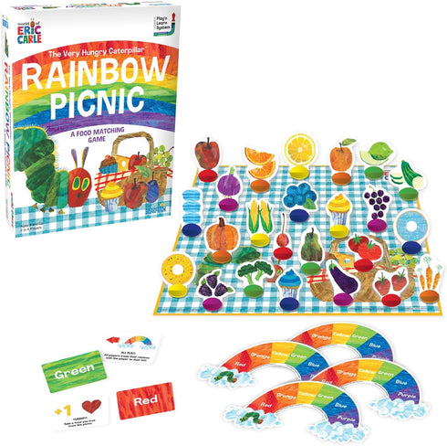 Briarpatch | The Very Hungry Caterpillar Rainbow Picnic Game for Ages 3+