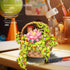 PoseablePals Set Day691PCS Flower Bouquet Building with LED Light, Flowers Basket Bonsai Botanical Collection Building