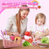Windidi Set 3 4 5 6 7 8 9 10 Set, Kids Kitchen Knife for Real Cooking & Basket,Montessori Toys for Year Old Girls