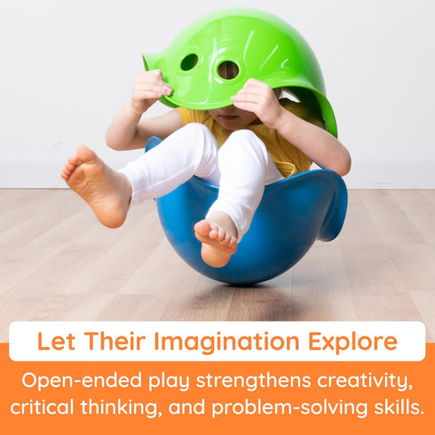 Bilibo by MOLUK - Mint Turtle Shell Toy for Creative Play