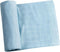 Meracorallo Muslin Swaddle Blanket, Silky Soft Receiving Blanket, 47 x 47 inches, Sky Blue