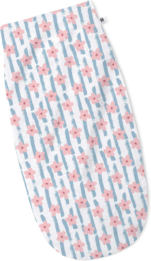 Henry Hunter Baby Swaddle Sack, Soft Stretchy Cotton Swaddles for Newborns, Pack of 3, 0-3 Months, Flower, Owl, Light