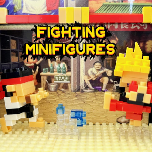 Sets 14+ Nano(1060 Vziimo Fighter Game Micro Blocks for Adults and Teens Building Toys, Creative Bricks Gifts for Game