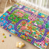 Oriate Kids Toy Dream Play Mat - Princess Castle Girls Pink Playmat - Parent-Kid Interaction Game Mat
