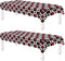 2 Pieces Poker Tablecloth | Casino Theme Party Decorations | Las Vegas Table Cover, 54 x 108 Inch