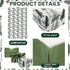 Hahafelt 3 Set Sets Set Pcs Woodland Crib Bedding for Boys, Green Elk Bear Baby Crib for Newborn, Infant & Toddler