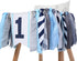 1st WAOUH Birthday High Chair Banner - First birthday party Decorations For Rag Tie Fabric GarlandPhoto Booth Props