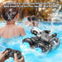 ZHYLLO 3-in-1 4WD 8 9 10 11 12 Remote Control Car RC Boat & Water Gun Amphibious Remote Control Car All-Terrain RC Cars