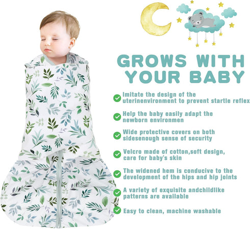 3-6 Month,3-Way Blanket,100% 0.5 3-6 BSTOPPT Newborn Sleep Sack Baby Swaddle,Swaddle me Adjustable Wearable Rayon
