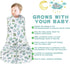 3-6 Month,3-Way Blanket,100% 0.5 3-6 BSTOPPT Newborn Sleep Sack Baby Swaddle,Swaddle me Adjustable Wearable Rayon