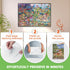 64 8x1000-Piece Nariolar Ultra-Adhesion Transparent Puzzle Glue Sheets, Puzzle Saver Sheets for Preserving Up