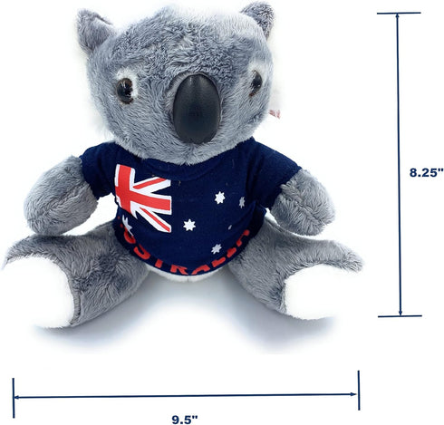 Koala Stuffed Animal Plush, 8 Inches Soft Koala Bear with T-Shirt, Super Soft Australian Souvenir Gift