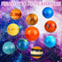 Hollowfly 3D Solar System Mobile Hanging Planets Solar System Decor Educational Planets Model Large Space Nursery Decor