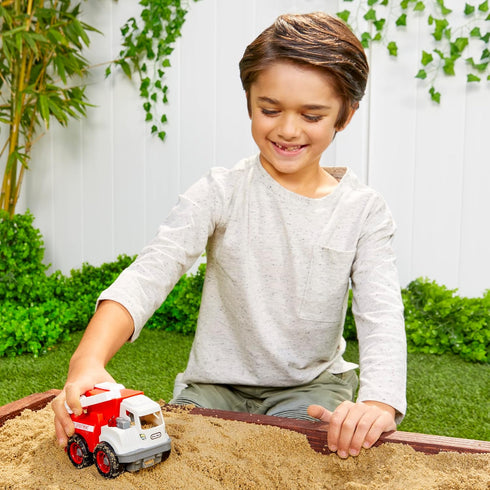 Little Tikes Dirt Diggers Mini Fire Truck, Multicolor Indoor Outdoor Toy Car for Kids 2+