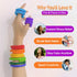 AFUDO (8 Silicone Sensory Sticks for Kids Adults, Textured Flexible Fidget Sticks Toys for Autism ADHD, Classroom