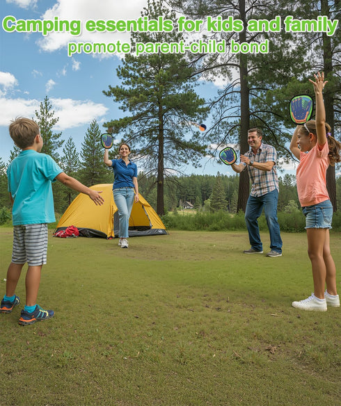 Set 3 4 5 6 7 8 4-8 8-12 Toss and Catch Ball Game Birthday Gifts for Years Old Boys Girls, Yard Camping Outdoor Games