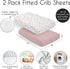 2-Piece Set Sweet Jojo Designs Baby Crib Sheets (Boho Garden Pink Floral) for Girls, Infant Nursery, Toddler Room