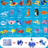 VEMBAP 24 Pack Set, Party Favor for Kids Building Mini Ocean Animals Building Blocks Toy for Goodie Bag Stuffers