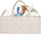 EHZYP Floral Quilting Diaper Caddy Organizer, Quilted Diaper Bag, Stylish Nursery Storage Basket,