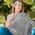 San Francisco Baby Nursing Cover - Breathable 360° Nursing Cover for Breastfeeding, Luxury Gray