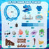219 Set 360 3-8 VATOS Shark Track Toys - Pcs Flexible Race Track with Loops, Electric Shark Car & Auto-Rotating, Create