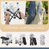 6-36 Toddler Booster Seat for Kitchen Chair & Travel - Portable Foldable with Removable Tray, Baby Camping Chair Months