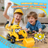 Toyjolka 2 3 4 5 6 2-6 Toddler Remote Control Car with Flashing Light Wheels for Year Old Boys Girls, USB Rechargeable