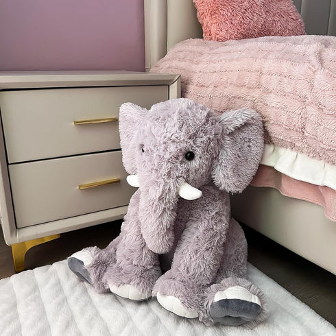 19.2 Inch Large Elephant Stuffed Animals,Clever Elephant Plush Toy for Kids, for Girls and Women,Super Soft Room