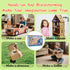 Zitranse Cutter,148 Girls,5 6 7 9,Building Set,Ageds 4+ Cardboard Cutting Tools for Kids with Storage box,Safe DIY PCS