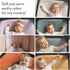 18 36 Inch 100% 2 Pack Cradle Sheets Fitted x Snuggly Soft Jersey Cotton Beige + Rusty Brown