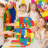Number Building Blocks Decor for Pinata Birthday Party Supplies, Number 6 Fiesta Carnival Games with Stick & Blindfold