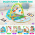 UMIKU Tummy 0-6 6-12 Baby Play Mat Baby Time Mat Musical Activity Center for Infant with High-Contrast Piano Music