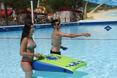 Airhead Lob the Blob Inflatable Pool or Land Cornhole Set, 37 in. x 26 in.