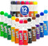 Darice Washable Dot Markers for Toddlers, 12 Colors (40ml 1.35oz) Non-Toxic Paint Marker Dot Art Set