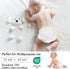 15 Pack, 100% 23x23 Inches, RUVANTI Unisex Birdseye Flat-Fold Cloth Diapers for Babies Cotton Reusable Diaper Inserts