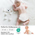 10 Pack 100% RUVANTI Birdseye Flat-Fold Cloth Diapers for Babies, Cotton Extra Large Reusable Diapers, Baby Burp Cloths