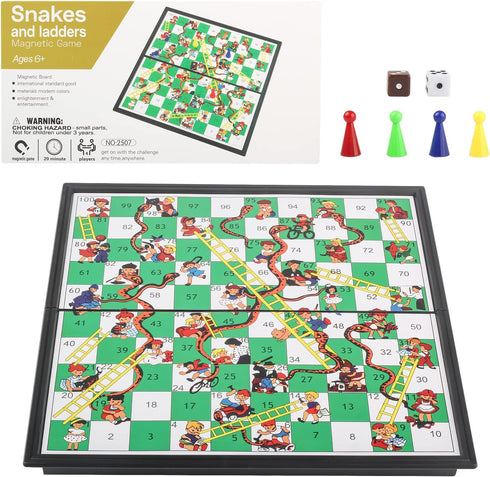 Andux Foldable Magnetic Snake Chess, Portable Board Game Set CXYXQ-03 (M)