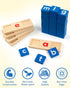 Coogam Wooden Short Vowel Reading Letters Sorting Spelling Games, CVC Words Learning Flashcards for Kids 3-5