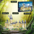 3000+PCS Micro Mini Blocks Magic Castle Building Blocks Toys, Creative Hog Tower Sets for 6+ Boys and Girls