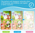 Qeeenar 18 Pack Water Coloring Books for Kids Reusable Mess Free Water Doodle Books with Toddler Pen Educational