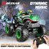 1:20 360 4-7 BEZGAR Monster Truck Toys - Remote Control Monster Truck with Light & Music, Dinosaur Toys for Kids, Scale