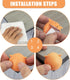 CAIRIAC 4 Large Corner Protectors for Furniture, Adhesive Corner Guards, Cute Fox Shape Decorative Silicone Corner