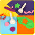 READY 2 LEARN Wooden Dough Stampers - Set of 4 for Kids Playdough and Pottery Texture Tools