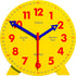 Kids Telling Time Practice Learning Clock, 4 Inch Teaching Handheld Analog Clock for School Classrooms and Homeschool