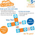 Learning Resources Math Scramble Game, Educational Math Games for Kids, Early Skills Addition and Subtraction 87 Pieces