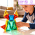 3 4 5 6 7 8+ Mruikeny Mini Magnetic Tiles Travel Toddler Toys, Portable Travel Magnetic Tiles Kids Toys for Years Old