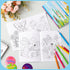 144 Liliful Pcs Spring Coloring Book Bulk for Adult DIY Art Stress Relief Drawing Book with Vibrant Patterns