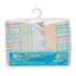 Set Set, Pack 10, Spasilk Baby Washcloth Wipes for Newborn Boys and Girls, Soft Terry Washcloth of Yellow Lines